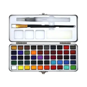 1 Set Of 50-color Solid Powder Watercolor Paint Set Painting Metal Watercolor Paint Supplies Box Watercolor Portable Beginn Q7E1
1 Set Of 50-color Solid Powder Watercolor Paint Set Painting Metal Watercolor Paint Supplies Box Watercolor Portable Beginn Q7E1