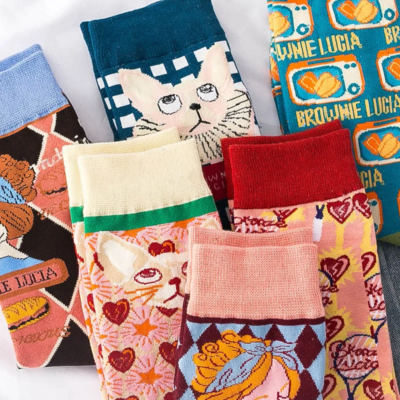 European American Personality Ins Tube Trend Cartoon Socks Unisex Happy Harajuku Couple Hip-Hop Creative Skateboard Sports Socks
European American Personality Ins Tube Trend Cartoon Socks Unisex Happy Harajuku Couple Hip-Hop Creative Skateboard Sports Socks