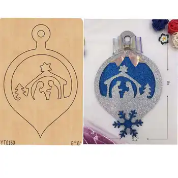 DIY Christmas Jesus bell pendant wooden die / scrapbook mold / die cutting tool cutting dies
DIY Christmas Jesus bell pendant wooden die / scrapbook mold / die cutting tool cutting dies