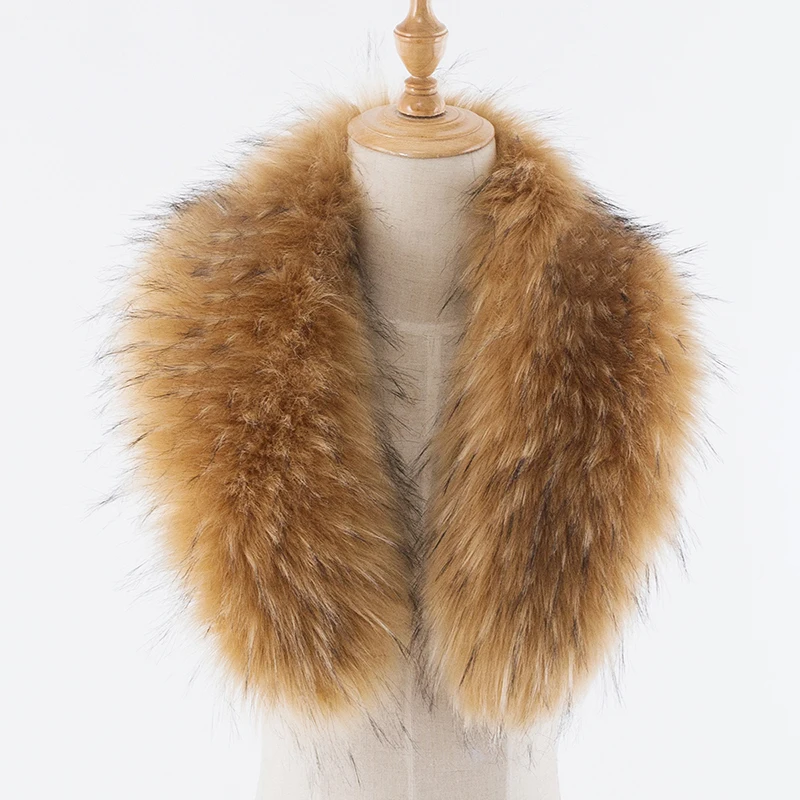 Scarf Imitation Fox Fur Fake Collar Solid Color Plush Collar Down Jacket Cap Fake Collar Scarf Black Yellow Jacquard 60-90cm::
Scarf Imitation Fox Fur Fake Collar Solid Color Plush Collar Down Jacket Cap Fake Collar Scarf Black Yellow Jacquard 60-90cm::