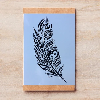 A4 Mandala Big Feather DIY Layering Stencils Painting Scrapbook Coloring Embossing Album Decorative Template 29*21cm
A4 Mandala Big Feather DIY Layering Stencils Painting Scrapbook Coloring Embossing Album Decorative Template 29*21cm