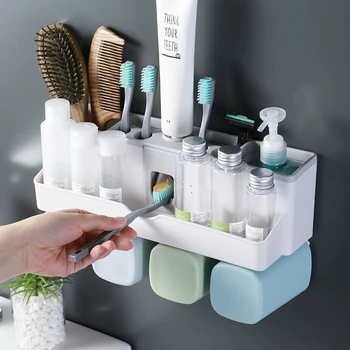 GURET Multifunction Toothbrush Holders Aotumatic Toothpaste Squeezer Dispenser Storage Box Case Household Bathroom Accessories
GURET Multifunction Toothbrush Holders Aotumatic Toothpaste Squeezer Dispenser Storage Box Case Household Bathroom Accessories