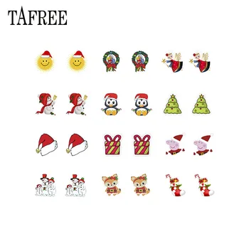 TAFREE Merry Christmas New Ear Resin Earrings Vintage Bell Santa Cap Cartoon Small PVC Accessories Jewelrys For Present C1207
TAFREE Merry Christmas New Ear Resin Earrings Vintage Bell Santa Cap Cartoon Small PVC Accessories Jewelrys For Present C1207