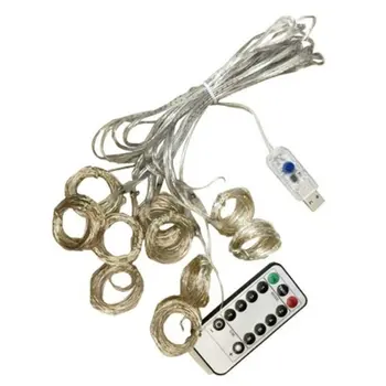 String Light USB Curtain Light 300 LED Bulbs 8 Light Modes remote control Pendant modeling lamp High brightness decoration 
String Light USB Curtain Light 300 LED Bulbs 8 Light Modes remote control Pendant modeling lamp High brightness decoration