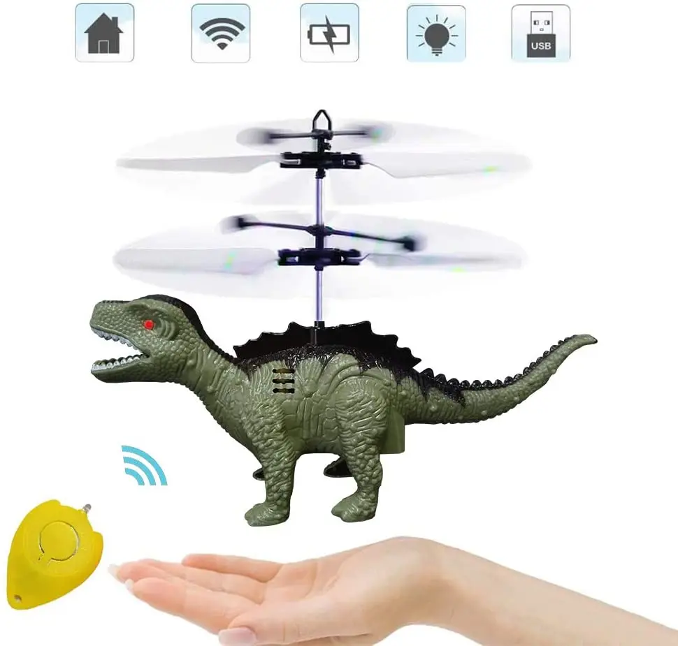 Electric RC Flying Ball LED Luminous Kid's Dinosaur Plane Infrared Induction Aircraft Remote Control Light Up Toys Helicopter
Electric RC Flying Ball LED Luminous Kid's Dinosaur Plane Infrared Induction Aircraft Remote Control Light Up Toys Helicopter