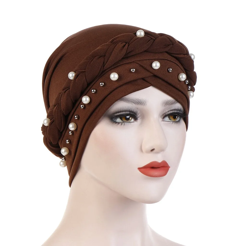 Currently Available Europe And America Turban Hat Solid Color Qmilch Monochrome Single bian zi mao Nail White Pearl Muslim Set o
Currently Available Europe And America Turban Hat Solid Color Qmilch Monochrome Single bian zi mao Nail White Pearl Muslim Set o