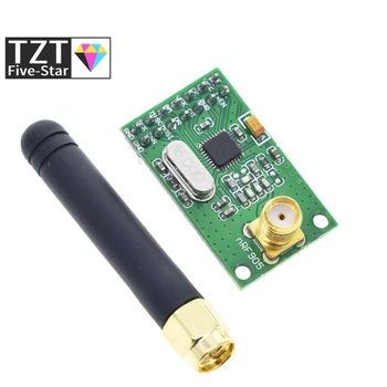 NRF905 Wireless Transceiver Module Wireless Transmitter Receiver Board NF905SE With Antenna FSK GMSK Low Power 433 868 915 MHz
NRF905 Wireless Transceiver Module Wireless Transmitter Receiver Board NF905SE With Antenna FSK GMSK Low Power 433 868 915 MHz