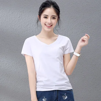 NEW Short sleeve women's wear all kinds of comfortable foreign style V-neck women's multi-color clothes
NEW Short sleeve women's wear all kinds of comfortable foreign style V-neck women's multi-color clothes