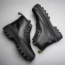 Martin boots high for fall and winter boots increased thick bottom wind pure color restoring ancient ways in England men's shoes
Martin boots high for fall and winter boots increased thick bottom wind pure color restoring ancient ways in England men's shoes
