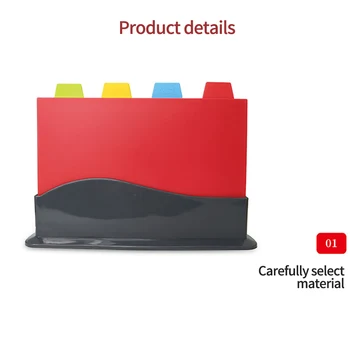 4pcs Chopping Boards Colorful Kitchen Tools Flexible Rectangle Plastic Cutting Mats Chopping Block Back Food Cutting
4pcs Chopping Boards Colorful Kitchen Tools Flexible Rectangle Plastic Cutting Mats Chopping Block Back Food Cutting
