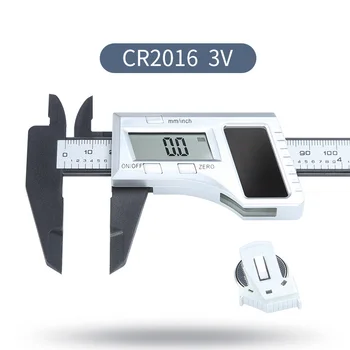 0-150mm Electronic Digital Vernier Caliper Solar Home Jewelry Measuring Ruler Inner Diameter, Depth, Step Difference 3V CR2016
0-150mm Electronic Digital Vernier Caliper Solar Home Jewelry Measuring Ruler Inner Diameter, Depth, Step Difference 3V CR2016