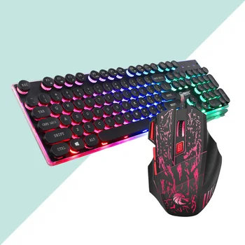 2Pc Game Keyboard Mouse USB Backlit Ergonomic Gaming Durable Keyboard and Mouse for Game Playing
2Pc Game Keyboard Mouse USB Backlit Ergonomic Gaming Durable Keyboard and Mouse for Game Playing