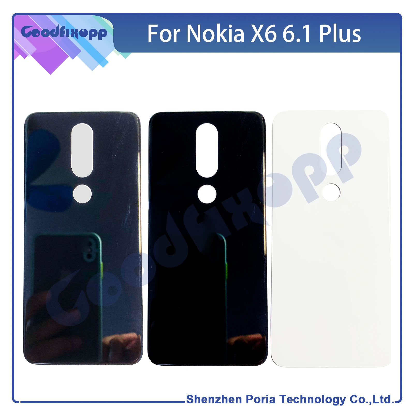 Для Nokia X6 6,1 плюс Батарея крышка задняя крышка на заднюю дверь чехол для телефона
Для Nokia X6 6,1 плюс Батарея крышка задняя крышка на заднюю дверь чехол для телефона