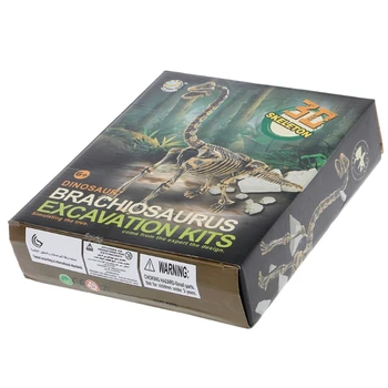 Discover Dinosaur Kit Skeleton Bones Model Excavation Archaeology Toy Kid Gift 
Discover Dinosaur Kit Skeleton Bones Model Excavation Archaeology Toy Kid Gift