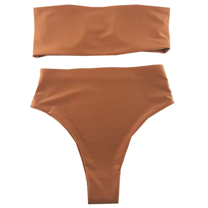 Bikini Set 2020 Strapless Swimwear Women Biquini Sexy Beach Swimsuit Solid Bathing Suit Push up Brazilian Bikini Maillot De Bain
Bikini Set 2020 Strapless Swimwear Women Biquini Sexy Beach Swimsuit Solid Bathing Suit Push up Brazilian Bikini Maillot De Bain