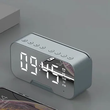 Multifunction Mirror Alarm Clock Bluetooth Speaker With FM Radio Table Clock LED Mirror Snooze Wireless Music Player Subwoofer
Multifunction Mirror Alarm Clock Bluetooth Speaker With FM Radio Table Clock LED Mirror Snooze Wireless Music Player Subwoofer