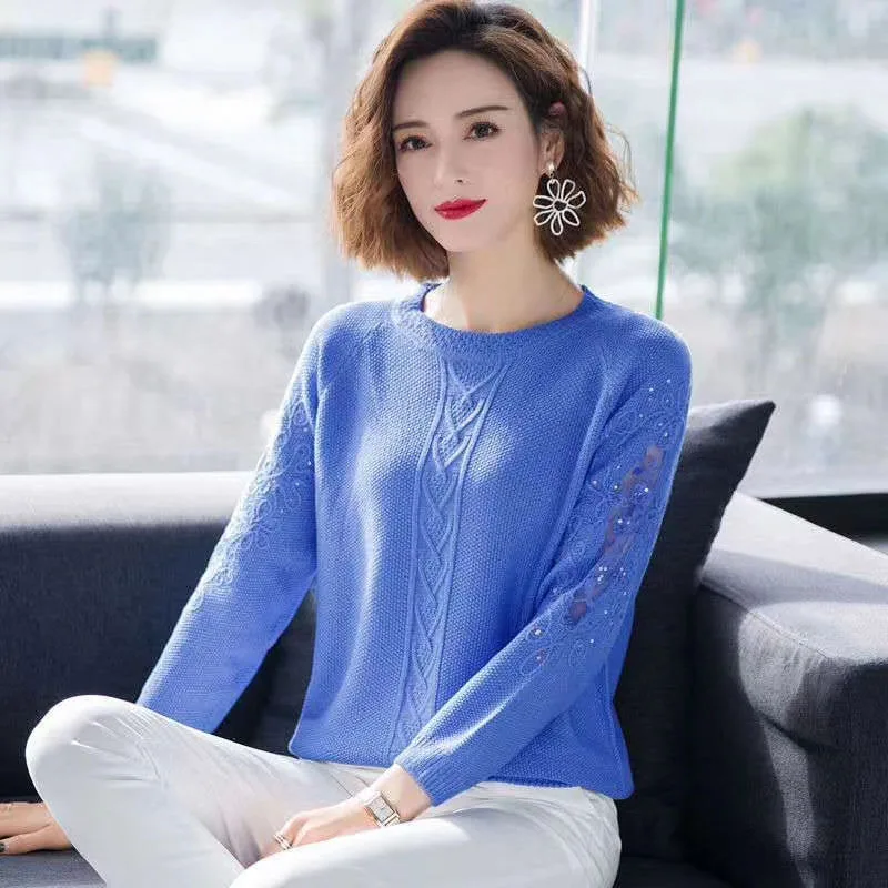 2020 Knitted Summer Pullover Tops Women Long Sleeve O-Neck Female Pull Jumper Ladies Thin Hollow Out Knitting Pullovers Sweater
2020 Knitted Summer Pullover Tops Women Long Sleeve O-Neck Female Pull Jumper Ladies Thin Hollow Out Knitting Pullovers Sweater