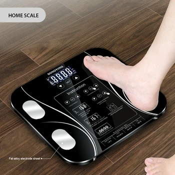 Smart Body Fat Scale LCD Digital Wireless Phone Receive BMI Weight Monitor Health Analyzer Fitness Lose Weight Tools Scales
Smart Body Fat Scale LCD Digital Wireless Phone Receive BMI Weight Monitor Health Analyzer Fitness Lose Weight Tools Scales