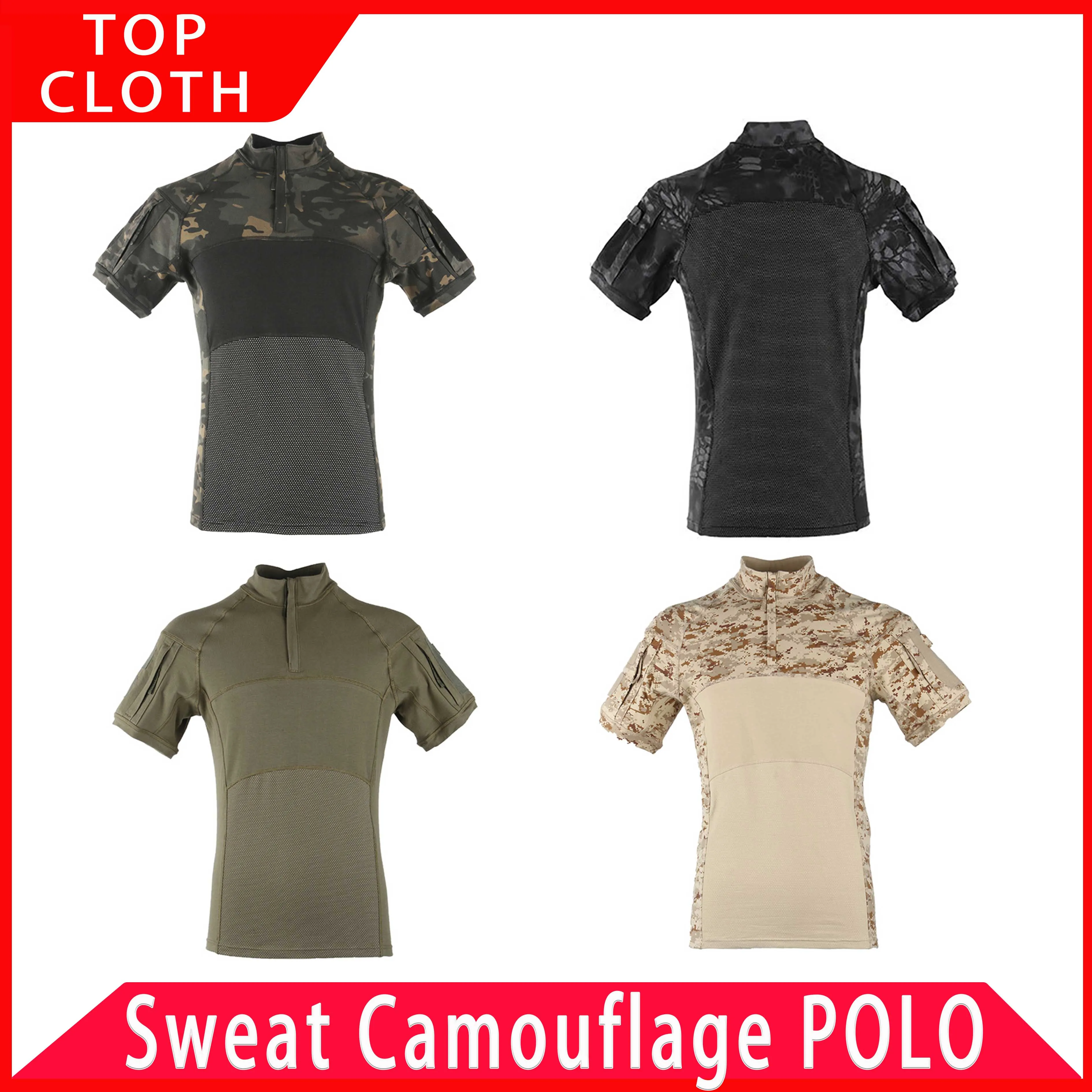 2020 Summer New Design Mesh Camouflage Shirt Male Short Sleeve Breathable Jungle Desert Disguise Outdoor Hunting Military Cloth
2020 Summer New Design Mesh Camouflage Shirt Male Short Sleeve Breathable Jungle Desert Disguise Outdoor Hunting Military Cloth