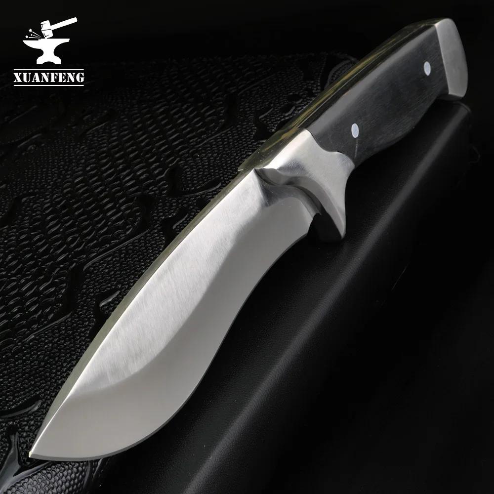 Fixed XUAN FENG knife 440C survival knife with wooden handle handmade knife hunting knife EDC tool
Fixed XUAN FENG knife 440C survival knife with wooden handle handmade knife hunting knife EDC tool
