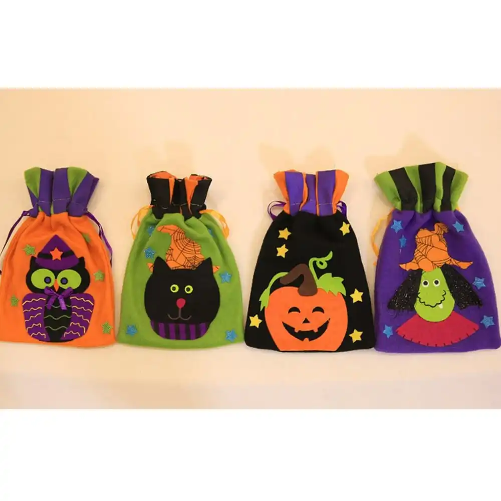 halloween tote bag childrens festival candy bag witch pumpkin