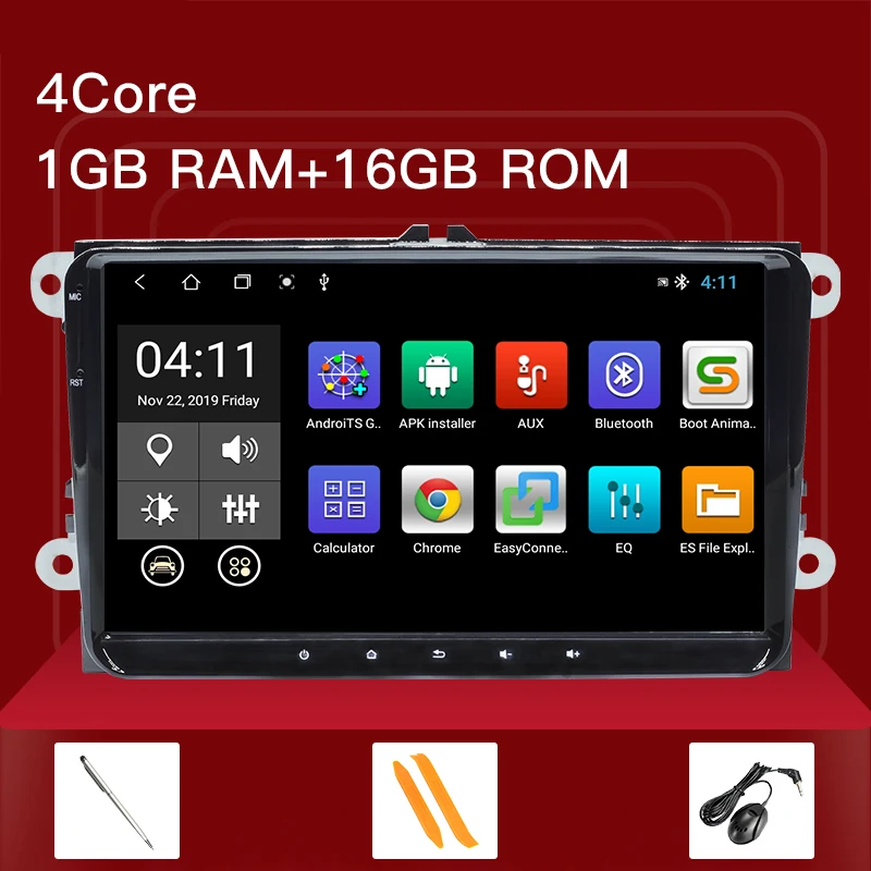 Автомагнитола 2 Din Android 11 GPS-навигация для VW T5 amarok volkswagen Passat B6 B7Skoda Octavia Jettaseat leon golf 5