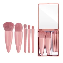 Makeup Brushes Set Portable 5Pcs Multi-Function Set With Mirror Soft Hair Loose Powder Brush Blush Foundation Eye Shadow Brush
Makeup Brushes Set Portable 5Pcs Multi-Function Set With Mirror Soft Hair Loose Powder Brush Blush Foundation Eye Shadow Brush