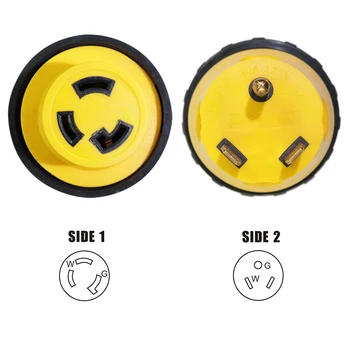 Corrosion Resistant Locking Heavy Duty RV Converter Plug Travel Vehicle Accessories Nylon 30A Male To 30A Female Stable Powerful
Corrosion Resistant Locking Heavy Duty RV Converter Plug Travel Vehicle Accessories Nylon 30A Male To 30A Female Stable Powerful