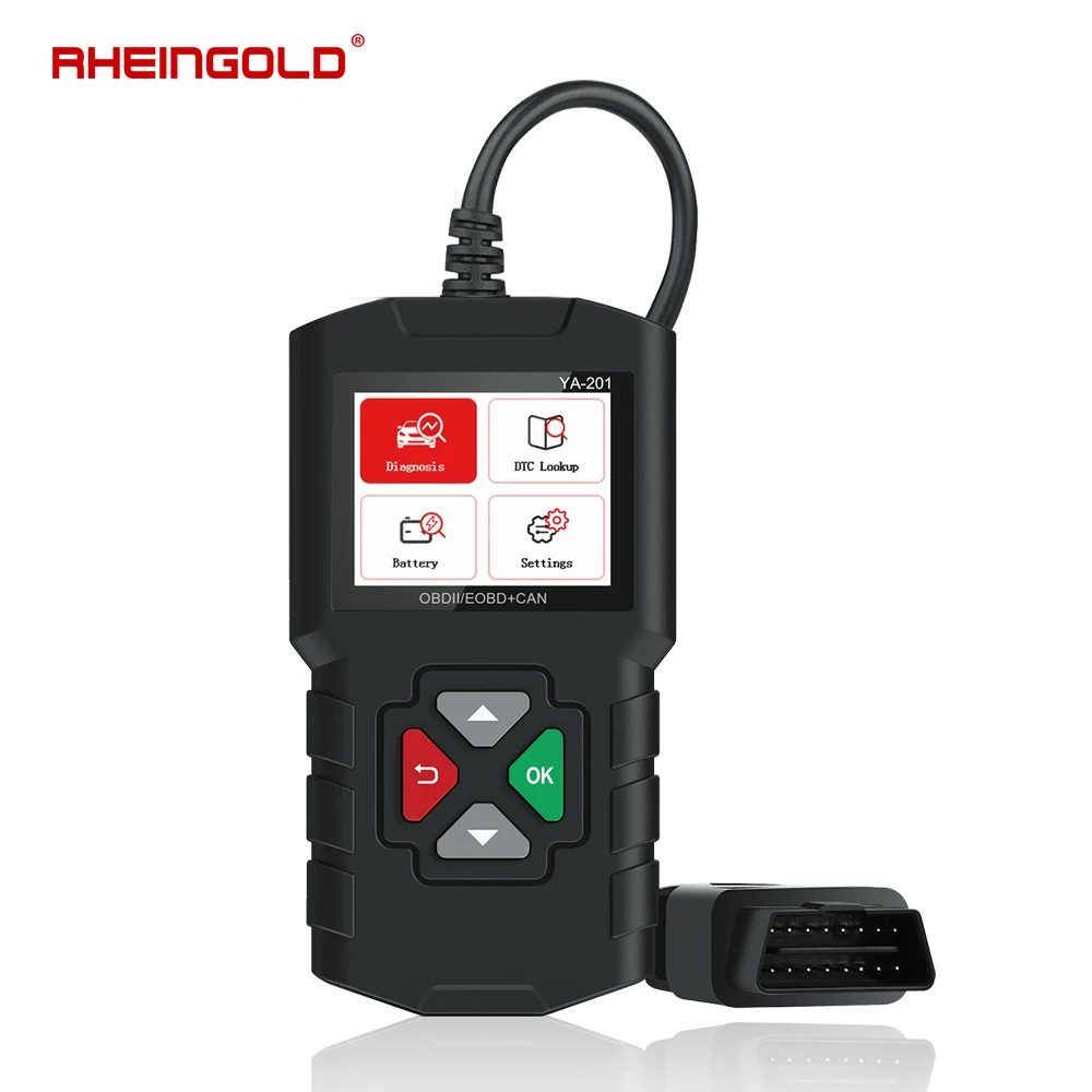 RHEINGOLD Diagnostic OBD2 Scanner for Auto YA201 Code Reader and Car Scanner with Screenshot
RHEINGOLD Diagnostic OBD2 Scanner for Auto YA201 Code Reader and Car Scanner with Screenshot