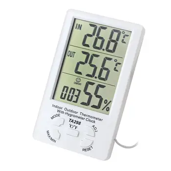 White LCD External Digital Thermometer Hygrometer Temperature Humidity Meter Sensor
White LCD External Digital Thermometer Hygrometer Temperature Humidity Meter Sensor