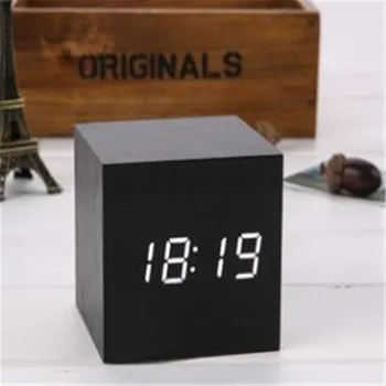 LED Wooden Alarm Clock Watch Table Voice Control Digital Wood Despertador Electronic Desktop USB/AAA Powered Clocks Table Decor
LED Wooden Alarm Clock Watch Table Voice Control Digital Wood Despertador Electronic Desktop USB/AAA Powered Clocks Table Decor