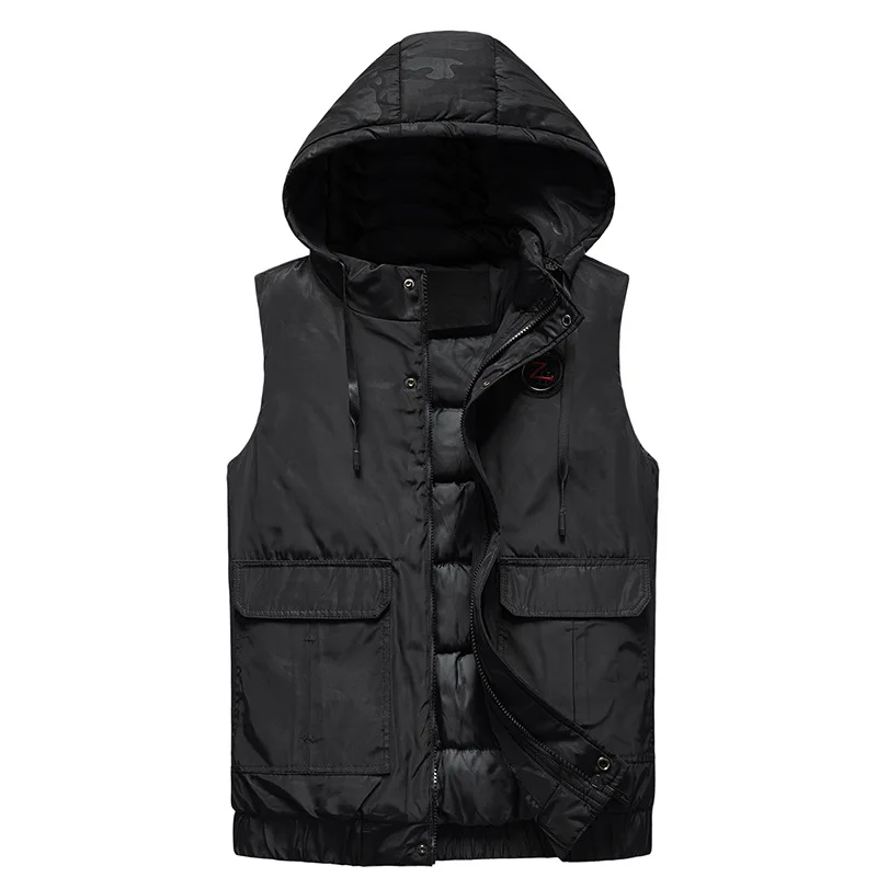 Vest Men Solid Men's Winter Jacket Warm Men's Outerwear Waistcoat Casual Vest for Men Hooded Jacket Man Sleeveless Men's Vest
Vest Men Solid Men's Winter Jacket Warm Men's Outerwear Waistcoat Casual Vest for Men Hooded Jacket Man Sleeveless Men's Vest