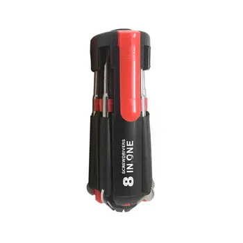 Multi-function 8-in-1 Screwdriver Toolkit with LED Torch Flashlight Outdoor Survival Handy Tool for Camping Hiking Travel
Multi-function 8-in-1 Screwdriver Toolkit with LED Torch Flashlight Outdoor Survival Handy Tool for Camping Hiking Travel