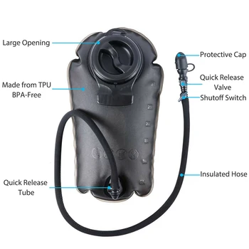 3L Easy Use Hydration Backpack Outdoor Military Multifunction Camping Cycling Tactical Sports Storage Water Bag No Leakage
3L Easy Use Hydration Backpack Outdoor Military Multifunction Camping Cycling Tactical Sports Storage Water Bag No Leakage