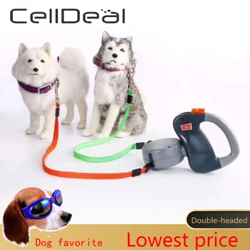 Double-headed Dog Leash ABS Nylon Retractable Pet Leash Candy Color Dog Leads Safe Convient Pet Walking Helper Dog Supplies
Double-headed Dog Leash ABS Nylon Retractable Pet Leash Candy Color Dog Leads Safe Convient Pet Walking Helper Dog Supplies