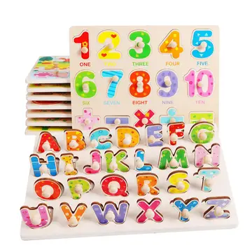 Children Puzzle Hand Grip Wooden Toy Alphabet Numbers Animal Dinosaur Ocean Space Transportation Vegetable Fruit Jigsaw
Children Puzzle Hand Grip Wooden Toy Alphabet Numbers Animal Dinosaur Ocean Space Transportation Vegetable Fruit Jigsaw