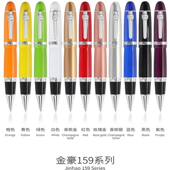 High quality jinhao 159 Rollerball pen 0.5 MM screw cap metallic silver clip luxury pen students stationery gift office supplies
High quality jinhao 159 Rollerball pen 0.5 MM screw cap metallic silver clip luxury pen students stationery gift office supplies