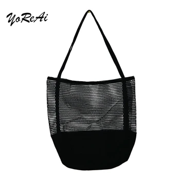 YoReAi Korea Single Shoulder Bag Large Capacity Portable Handbags Ladies Shopping Totes Mesh Hollow Beach Handbag
YoReAi Korea Single Shoulder Bag Large Capacity Portable Handbags Ladies Shopping Totes Mesh Hollow Beach Handbag