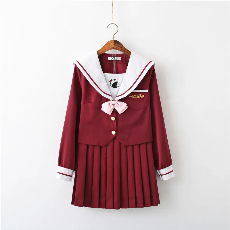 Orthodox Red Anime School Uniform Cosplay Sailor Suits College High Student Cheerleading Performance Sailor Uniforms
Orthodox Red Anime School Uniform Cosplay Sailor Suits College High Student Cheerleading Performance Sailor Uniforms