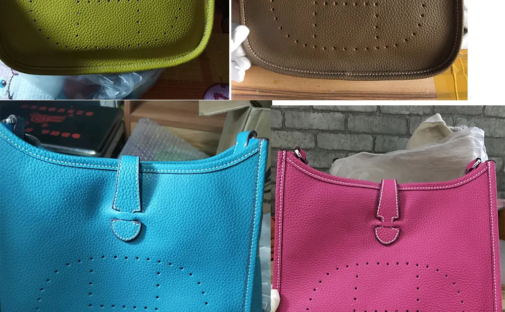 Women Bucket Bag Leather Litchi Grain Messenger Bag Cow Leather I-I Hollow Shoulder Bags Ladies Bolsa Feminina Small Leather Bag Women Bucket Bag Leather Litchi Grain Messenger Bag Cow Leather I-I Hollow Shoulder Bags Ladies Bolsa Feminina Small Leather Bag