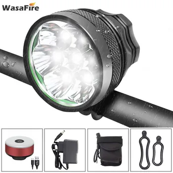 10000lm 7* XML T6 LED Bicycle Front Light Rechargeable 18650 Battery Bike Headlight Cycling Headlamp + USB Warning Taillight
10000lm 7* XML T6 LED Bicycle Front Light Rechargeable 18650 Battery Bike Headlight Cycling Headlamp + USB Warning Taillight