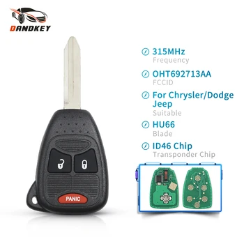 Dandkey OHT692713AA 315Mhz Car Remote Key Fob For Chrysler 300 Dodge Caliber Charger Jeep Compass Grand Wrangler With 46 chip
Dandkey OHT692713AA 315Mhz Car Remote Key Fob For Chrysler 300 Dodge Caliber Charger Jeep Compass Grand Wrangler With 46 chip