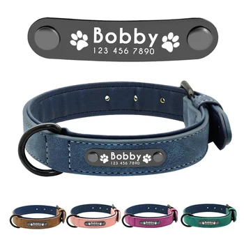 Dog Collars Name ID Tags Personalized Custom Leather Dog Collar For Small Medium Large Dogs Pitbull Bulldog
Dog Collars Name ID Tags Personalized Custom Leather Dog Collar For Small Medium Large Dogs Pitbull Bulldog