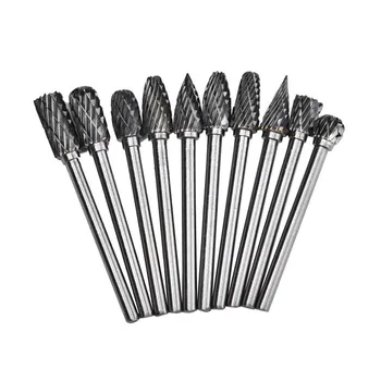 10pcs Carbide Rotating Woodworking File Milling Cutter Wood Carving Drill Bit Set JDH99
10pcs Carbide Rotating Woodworking File Milling Cutter Wood Carving Drill Bit Set JDH99