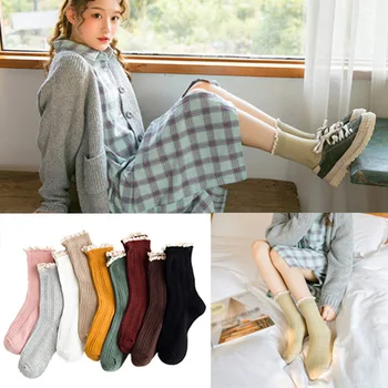 1 Pair Autumn Lace Socks Cotton Solid Color Women Socks Fashion Lady Long Socks Cute Socks 2019 Casual Winter Socks Warm Socks
1 Pair Autumn Lace Socks Cotton Solid Color Women Socks Fashion Lady Long Socks Cute Socks 2019 Casual Winter Socks Warm Socks