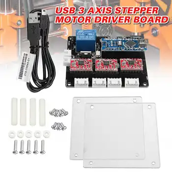 USB 3 Axis Stepper Motor Driver Board Laser Control Board For GRBL DIY Laser Engraving Cutting Machine CNC Laser Engraver
USB 3 Axis Stepper Motor Driver Board Laser Control Board For GRBL DIY Laser Engraving Cutting Machine CNC Laser Engraver