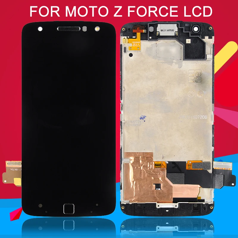 Dinamico For Moto Z Force Lcd Display Touch Screen Digitizer Assembly With Frame Replace For Motorola Z Force Droid LCD
Dinamico For Moto Z Force Lcd Display Touch Screen Digitizer Assembly With Frame Replace For Motorola Z Force Droid LCD