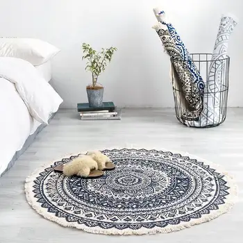 Bohemian Circle Carpet rug Doormat Anti-Slip Bathroom Carpet Absorb Water Multi-styles Mat/Rug Round tassel Yoga mat Floor Mats
Bohemian Circle Carpet rug Doormat Anti-Slip Bathroom Carpet Absorb Water Multi-styles Mat/Rug Round tassel Yoga mat Floor Mats