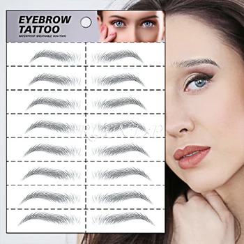Eyebrow Tattoo Sticker Standard Shape 3D Fake Eyebrows Long Lasting Super Waterproof Makeup Eye Brow Stickers Cosmetics
Eyebrow Tattoo Sticker Standard Shape 3D Fake Eyebrows Long Lasting Super Waterproof Makeup Eye Brow Stickers Cosmetics