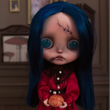 ICY 19 joint blyth doll with makeup face whiteskin with wig Indifferent expression Weird makeup doll Gothic style S001
ICY 19 joint blyth doll with makeup face whiteskin with wig Indifferent expression Weird makeup doll Gothic style S001